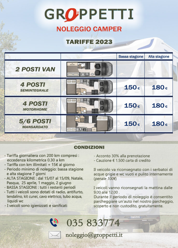 Groppetti Noleggio Camper